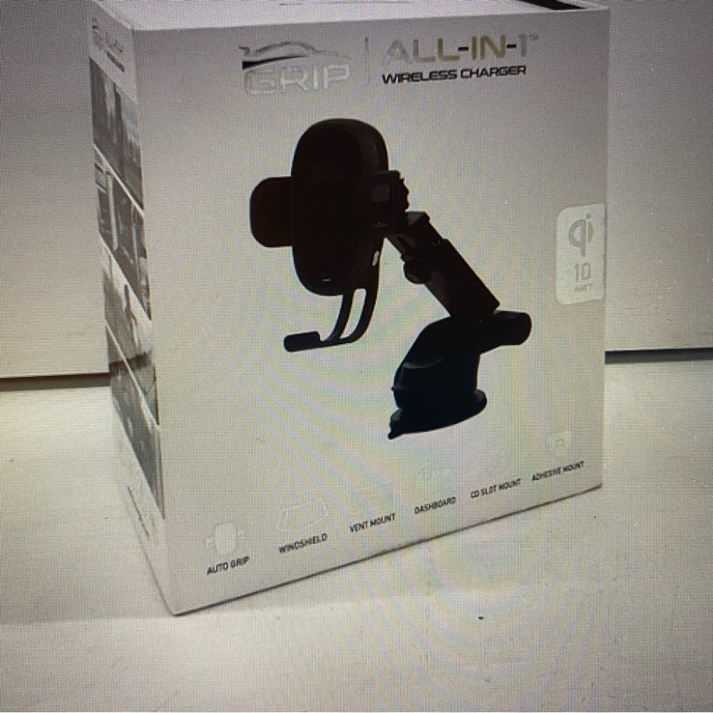 Grip all-in-one wireless charger with original box